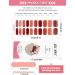 Kalolary 20PCS Nail Gel Polish Strips Full Wraps Nail Polish Stickers Cured Gel Nail Strips Self-Adhesive Gel Nail Wrap Stickers Decals with Nail File and Stick(UV/LED Lamp Required) (NJTZ-NG200266) - Buy Online on GoSupps.com