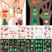 Stampcolour Christmas Glow Tattoos - 10 Sheets | DIY Personalized Temporary Luminous Tattoo Paper | For INKJET Printer | Skin-Safe | Custom Cartoon Kids Summer Party Theme - Buy Online on GoSupps.com