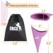 Portable Purple Female Urination Device - Women's Pee Funnel for Easy and Hygienic Outdoor Use - Buy Online on GoSupps.com
