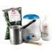 Leydi PROFI Hot Wax Set Premium Azulene - Brazilian Waxing for Professionals with Wax Device and Accessories