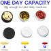Extra Small Pill Box for Purse - 3 Pack ADHYRO Aluminum Mini Pill Organizer - Portable Lightproof Case for Vitamins Fish Oils & Supplements (Black Silver White - Buy Online on GoSupps.com