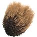 14 Inches Puff Ponytail Extension with Drawstring for Women Afro Kinky Curly Remy Human Hair Ombre Black to Blonde 1B/27 - Buy Online on GoSupps.com