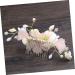 FRCOLOR Comb for Bride Wedding Hair Comb Bridal Hair Comb Women Comb Headpiece Tiara Bridal Comb Hair Comb for Bride Women Hair Comb Dress Headpiece Twisted Ladies Pink - Buy Online on GoSupps.com