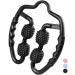 ShadowFit Muscle Massager Roller, Trigger Point Foam Roller for Calves, Legs, Arms, Shin Splints, Massage Tool to Relieve Soreness, Stiffness, and Tight Muscles, Cellulite and Deep Tissue Massaging Black