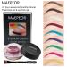 MAEPEOR 12 Colors Waterproof Eyebrow Pomade Gel | Long Lasting & Full-pigmented | Filling, Shaping & Tinting | Daily & Cosplay | 09 Wine - Buy Online on GoSupps.com