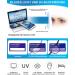 Oushiun Men's Blue Light-Blocking Reading Glasses - Gunmetal Gray Metal Frame 2.5 Diopters Anti-Eye Load UV & Glare Protection - Buy Online on GoSupps.com
