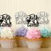 Talk 30 To Me Cupcake Toppers for 30th Birthday Number 30 Sign Cupcake Toppers Black & Silver Glitter Cake Decorations for Cheers to 30 Fabulous Birthday Party Supplies - 24pcs silver&black - Buy Online on GoSupps.com