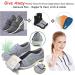 Women's Comfortable Adjustable Edema Diabetic Shoes - Breathable Easy Close Walking Shoes for Swollen Feet & Plantar Fasciitis - Size 10 Black - Buy Online on GoSupps.com