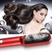 Hair Straightener Brush - 2600mAh USB Charging Even Heating Ergonomic Design for Home & Travel - Buy Online on GoSupps.com