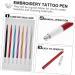Hemoton 21 Pcs Metal Embroidery Pen Eyebrow Pencil Metal Pencil Makeup Tools Single Head Manual Pen Plastic - Buy Online on GoSupps.com