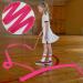AIEX 2pcs Gymnastics Ribbons - 78.7 Dance Ribbon Dancer Streamers for Kids Girls - Rose Red - Buy Online on GoSupps.com