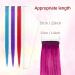 TOFAFA 22 Pcs Colored Hair Extensions - 22 inch Multi-color Party Highlights - Clip in Synthetic Hair Extensions (Colorful Set) - Buy Online on GoSupps.com