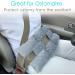 Stoma Security Belt Cushion - Protective Covers for Ileostomy & Urostomy Bags | Minky Dot Gray | Ideal for Men & Women - Buy Online on GoSupps.com