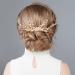 ifundom Hair piece side hair comb Miss crystal headgear elegant bridal headpiece grace hair hair wedding decor hair accessories for women hair accessories hairpin Metal modeling leaf - Buy Online on GoSupps.com