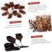 PRETYZOOM 3pcs Christmas Fake Flower Cuttings Party Pine Cone Bouquet Christmas Tree Picks Pine Stems Pine Cone Decoration Lifelike Fake Pine Cone Artificial False Leaf Plastic Assorted Color 2 14X12CM - Buy Online on GoSupps.com