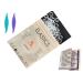 Dental Ortho Elastic Rubber Bands 80/Pack and Placers for Teeth Gap Closing (Clear 3/16 Heavy 4.5 oz) Clear 3/16Inch Heavy 4.5 Ounce