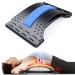Back Stretcher for Lower Back Pain Relief, 3 Level Adjustable Lumbar Back Cracker Board, Back Cracking Device, Back Massager for Scoliosis, Spine Decompression, Upper & Lower Back Support Spine Board