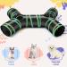 4 Way Collapsible Cat Tunnel - Interactive Kitty Toy with Storage Bag - Buy Online on GoSupps.com