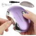 Automatic Electric Nail Clipper | Fingernail Cutter and File | Nail Scraps Storage Clipper Rechargeable LCD Digital Display Clipper Light & 3 Speeds for Children Seniors Purple - Buy Online on GoSupps.com