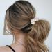 Brinie Pearl Hair Ties - White Elastic Scrunchies for Women and Girls (Pack of 3) - Buy Online on GoSupps.com