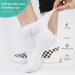 +MD Women's Moisture Wicking Bamboo Diabetic Socks - 6 Pairs White 9-11 - Buy Online on GoSupps.com