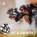 Onetigris Soft Silicone Dog Muzzle | Basket Cage Mouth Cover for Training & Grooming | XL Size for Medium Large Aggressive Dogs - Buy Online on GoSupps.com