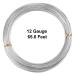 WUBOECE 65.6ft 12 Gauge Aluminum Wire for Sculpting & DIY Crafts - Silver 12g Soft Metal Craft Wire - Buy Online on GoSupps.com