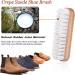 Premium Horsehair Shoe Brush Set with Buffing Cloth - Ideal for Shoes, Boots, Car Seats, Sofas and Bags - Buy Online on GoSupps.com