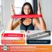 Nooncrazy Fitness Straps: 5 Set Natural Latex Resistance Bands for Pilates Strength Training & Physiotherapy - 100% Durable 5 Strength Levels - Buy Online on GoSupps.com