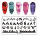 Budoci 6er Nagel Stamping Set | Nail Art Kit with Plates Stamp & Scraper for French Nail Designs - Animal Lace Geometry & More - Buy Online on GoSupps.com