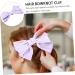 Angoily Bow Hairpin Back of Head D568 Purple Fabric (cotton) Grace - Buy Online on GoSupps.com