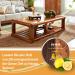 Furniture Wax - Colorless Natural Wood Care Beeswax Polishing & Protection | Waterproof Abrasion-Resistant 100g with Sponge (Lemon) for Antique & Wooden Furniture Maintenance - Buy Online on GoSupps.com