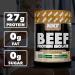 NXT Beef Protein Isolate 540g - High Protein Powder with Natural Amino Acids - Paleo Keto Friendly - Dairy and Gluten Free (Caramel Latte) - Buy Online on GoSupps.com
