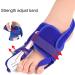 Bunion Toe Separator: Adjustable Strength, Comfortable Soft Fabric Corrector for Left Foot - Ideal for Everyday Wear - Buy Online on GoSupps.com