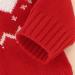 Mimixiong Baby Christmas Reindeer Sweater - Red Knitted Long Sleeve Outfit (0-6 Months) - Buy Online on GoSupps.com