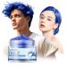 Temporary Hair Color For Kids Blue lonstin Denim Blue Hair Dye Kids Hair Gel Washable Hair Wax Color Paint Wax For Women Men Dark Hair Halloween Christmas Party Girls Birthday