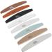 Half Moon Acrylic Nail Files Shapes Different Fineness Manicure Tool Polishing Nail File Set 8 Pieces Comfortable Grip for Manicurists - Buy Online on GoSupps.com