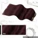 Moresoo Wine Red Clip in Human Hair Extensions - 12 Inch Remy Hair, 5 Pieces/70g #99J - Buy Online on GoSupps.com