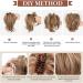 CJL Medium Brown 8 inch Claw Clip Ponytail Hair Extension | Messy Bun Hairpiece - Buy Online on GoSupps.com
