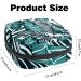 Javenproeqt Portable Women's Binding Bags | Menstrual Cup Pocket & Female Pads for Teens - Tropical Leaves Design - Buy Online on GoSupps.com