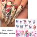 Stardo Halloween Nail Art Stickers - 12pcs Skull, Bone, Rose Anime Water Decals for Manicure Design - Buy Online on GoSupps.com