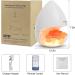 SURBON Ultrasonic Aromatherapy Diffuser with Himalayan Salt Lamp - Remote Control, 200ML Tank, 7 Color Lights - Ideal for Home, Office, Yoga - White - Buy Online on GoSupps.com