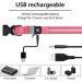 Masbrill LED Dog Collar - Luminous Waterproof Adjustable Safety Band for Small Medium & Large Dogs - Pink (38-50cm) - Buy Online on GoSupps.com