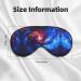 Red Blue Galaxy Print Eye Mask | Ultra-Soft & Light-Blocking for Restful Sleep - International Shipping Available - Buy Online on GoSupps.com