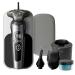 Philips Shaver Series 9000 Prestige Wet and Dry Electric Shaver Bright Chrome  Lift & Cut Shaving System  SkinIQ Technology Beard Styler Nose Trimmer Qi Charging Pad Model SP9885/35 S9000 Prestige Chrome