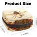 Stylish Honeybee Geometric Women's Menstrual Pad & Cup Storage Bag - Portable Zipper Pouch for Teens & Girls - Buy Online on GoSupps.com
