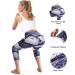 STYLEWORD Womens Sapphire Capris with Pockets - High Waist Yoga Pants for Running and Workouts - Buy Online on GoSupps.com
