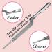 Comfort Hold Ergonomic Curved Cuticle Pusher Tool | Heavy Duty Double Ended Cleaner | Premium Pakistan Stainless Steel - Buy Online on GoSupps.com