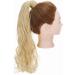 Long Straight Curly Clip in Ponytail Extension | Brown Black Blonde Hairpiece 17 - Dark Blonde Mix Bleach Blonde 17 inch - Buy Online on GoSupps.com