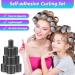 Rollers Hair Curlers 48 Pcs Set with 24Pcs Hair Rollers 4 Sizes (6 Jumbo Rollers/6 Large Rollers/6 Medium Rollers/6 Small Rollers) and 24 Pcs Hair Clips for Long Medium Short Hair (Black) - Buy Online on GoSupps.com